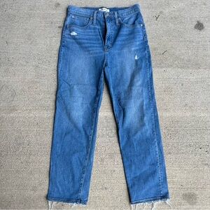 Madewell “Classic Straight Jean” size 28